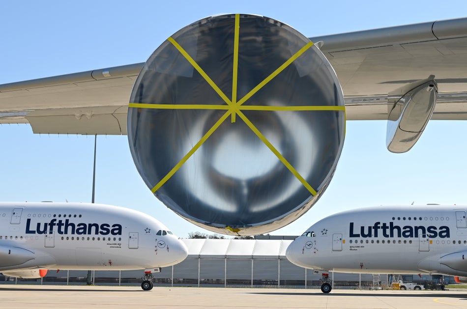 Frankfurt International Airport. Frankfurt, Germany. March 24, 2020.