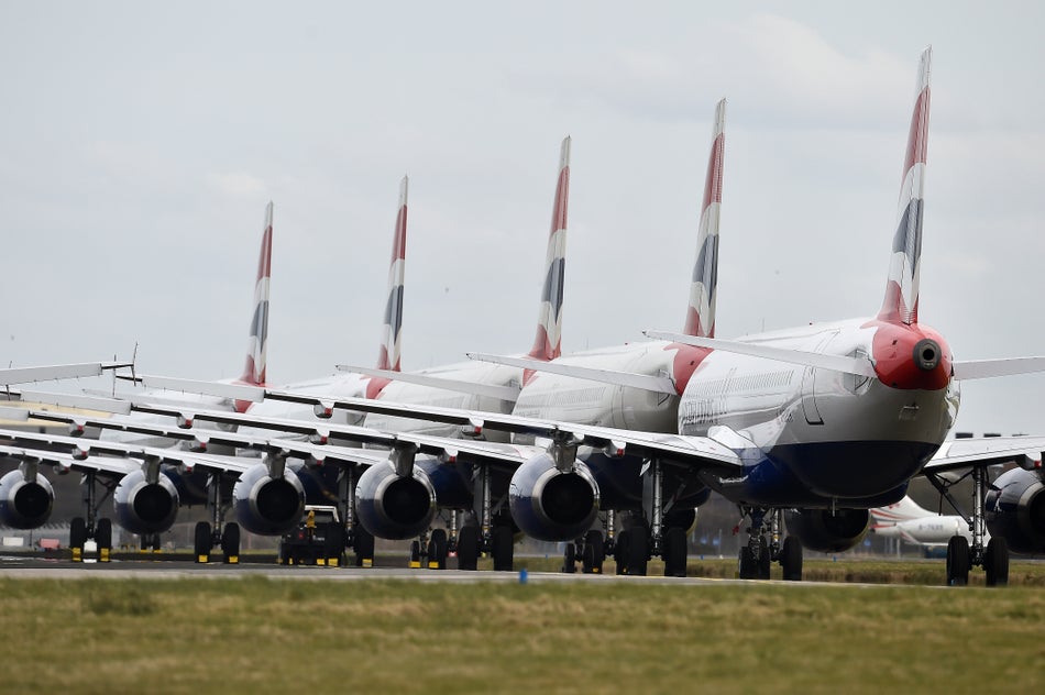 Glasgow Airport. Glasgow, Scotland, UK. March 21, 2020.