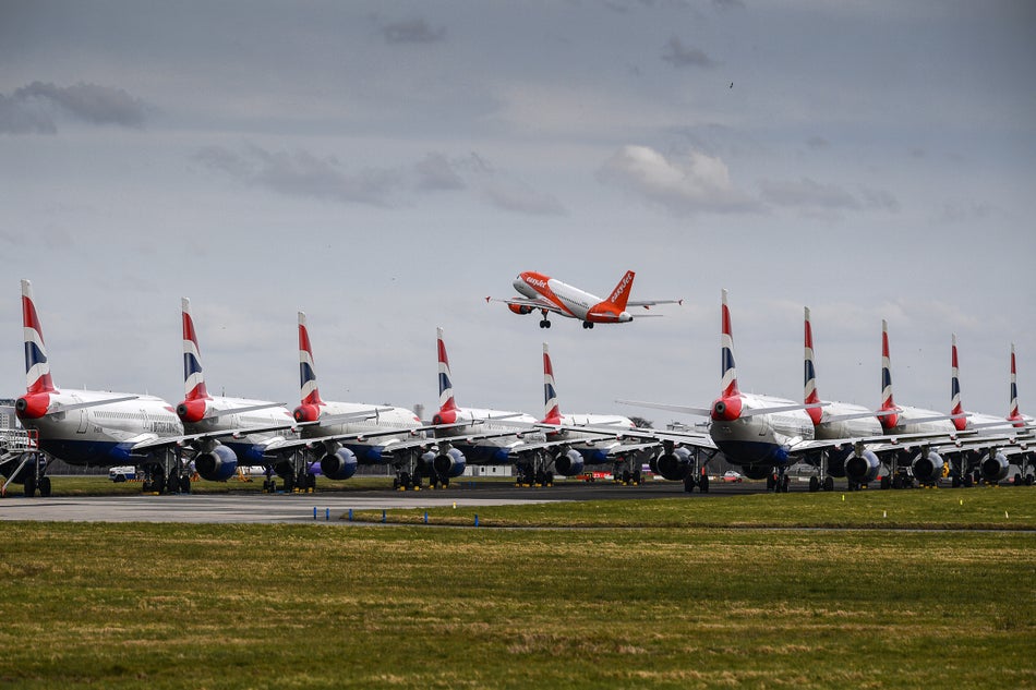 Glasgow Airport. Glasgow, Scotland, UK. March 21, 2020.