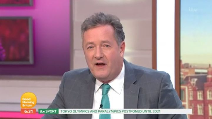 Piers Morgan on Wednesday's Good Morning Britain