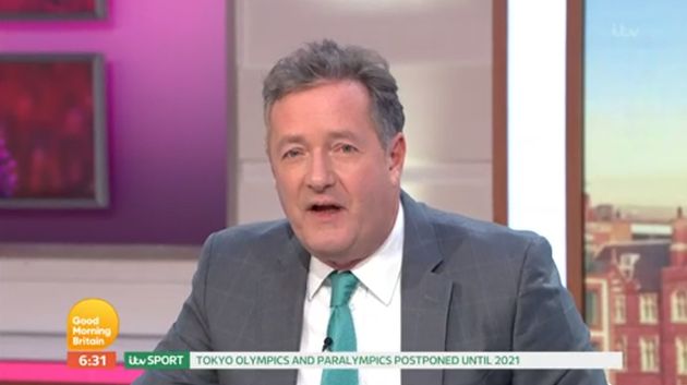 Piers Morgan on Wednesday's Good Morning Britain