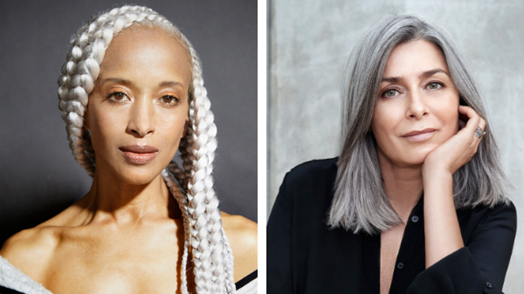 Women Are Leaning In And Loving Their Gray Hair Like Never Before Huffpost Life