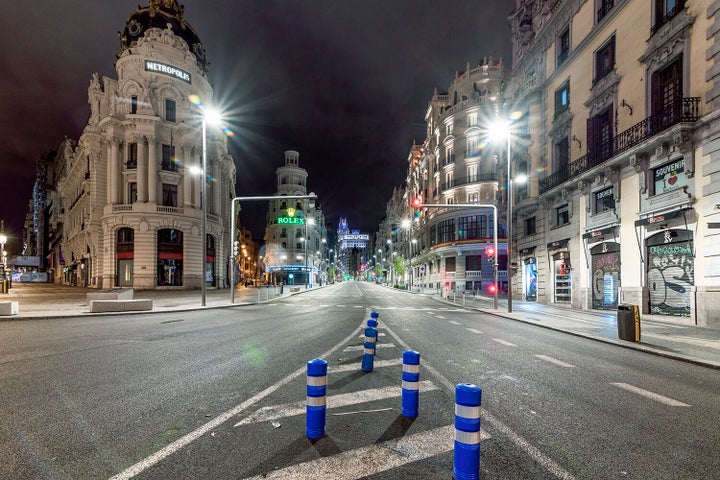 Intersección de la calle Alcalá con Gran Vía