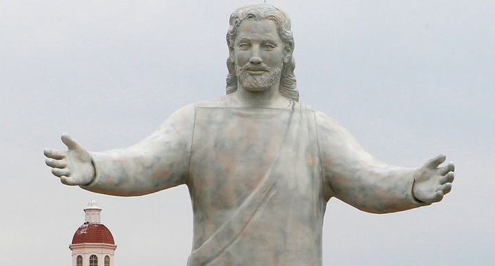 Solid Rock Church is known for its 51-foot tall Jesus statue in Monroe, Ohio.