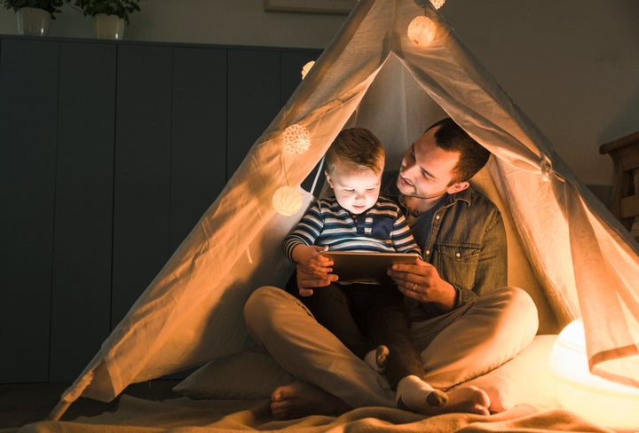 "We watch TV inside tents now, because pandemic."