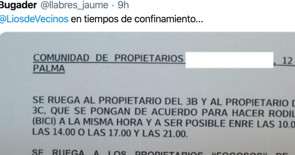 El Aviso A Unos Vecinos Fogosos Durante La Cuarentena Que No Tiene Desperdicio El Huffpost