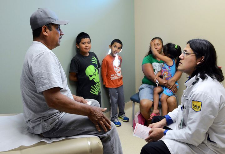 Farm laborers, especially those who are undocumented, often rely on special clinics for medical treatment. Most have been shut down due to the coronavirus. (Mark Crosse/Fresno Bee/Tribune News Service via Getty Images)