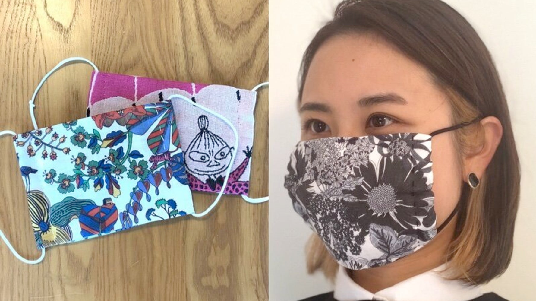かわいい手縫い 布マスク の作り方 簡単 型紙いらず ハフポスト かわいい手縫い 布マスク の作り方 簡単 型紙いらず ハフポスト