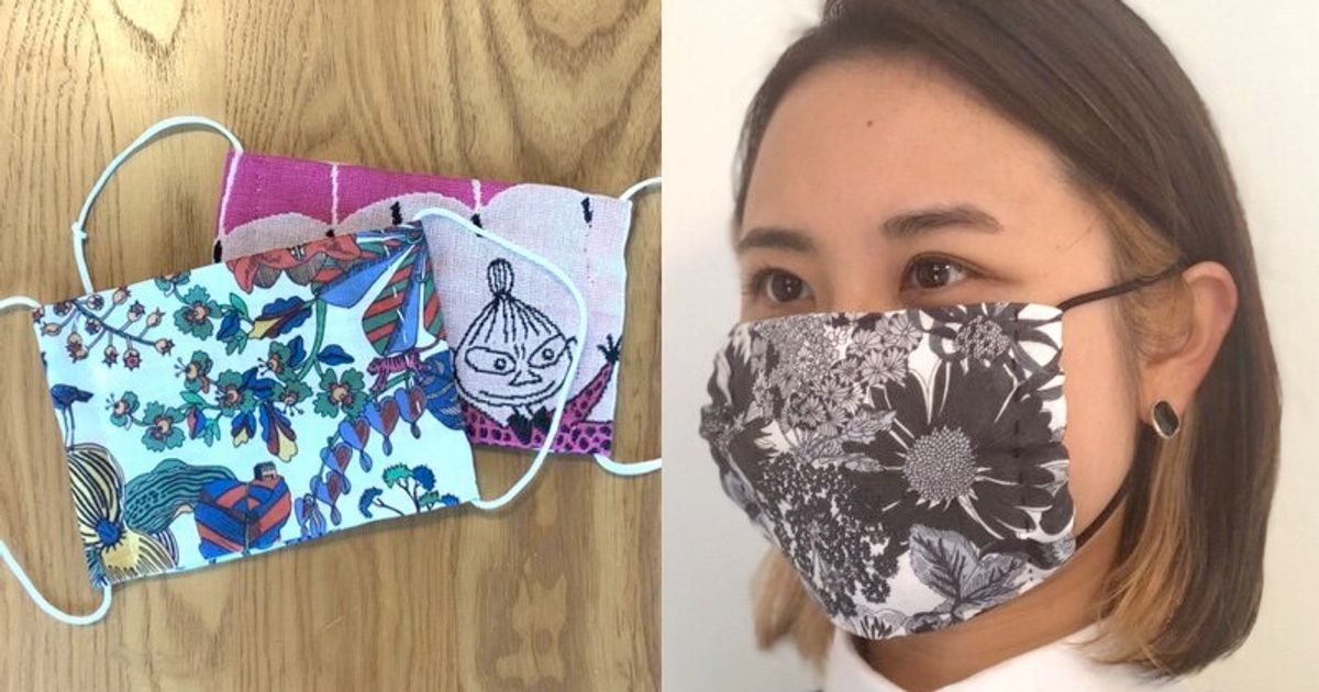 かわいい手縫い 布マスク の作り方 簡単 型紙いらず ハフポスト