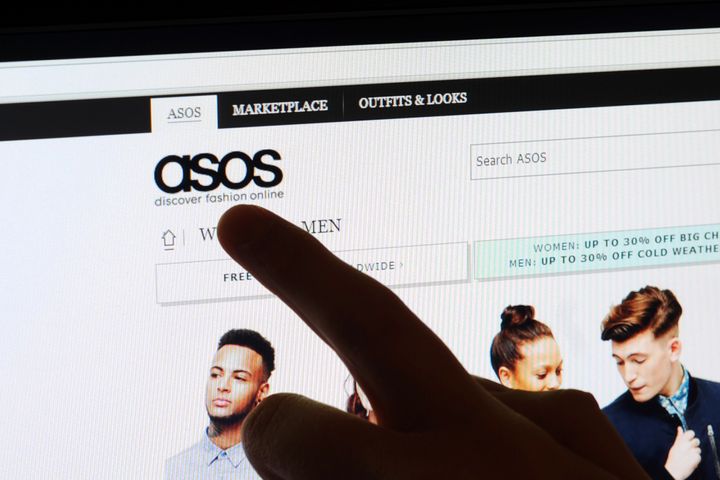 The Asos website