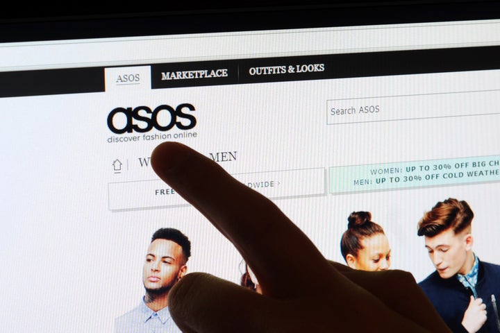 The Asos website