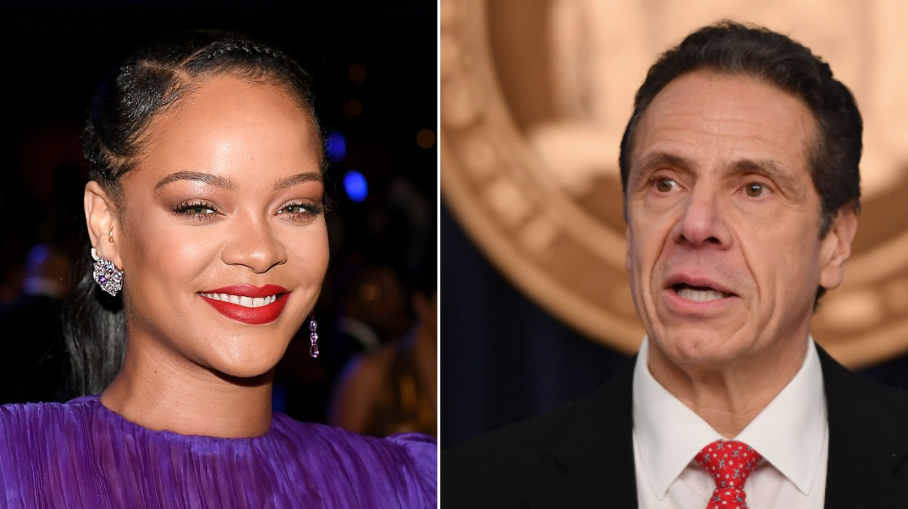 New York Gov. Andrew Cuomo Thanks Rihanna For Donation Of Personal ...