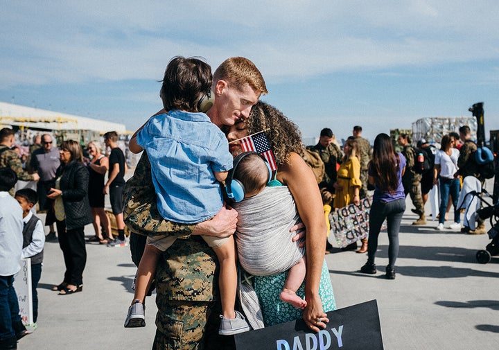 The Boyer family is back together again after Ryan returns from deployment in November 2019.