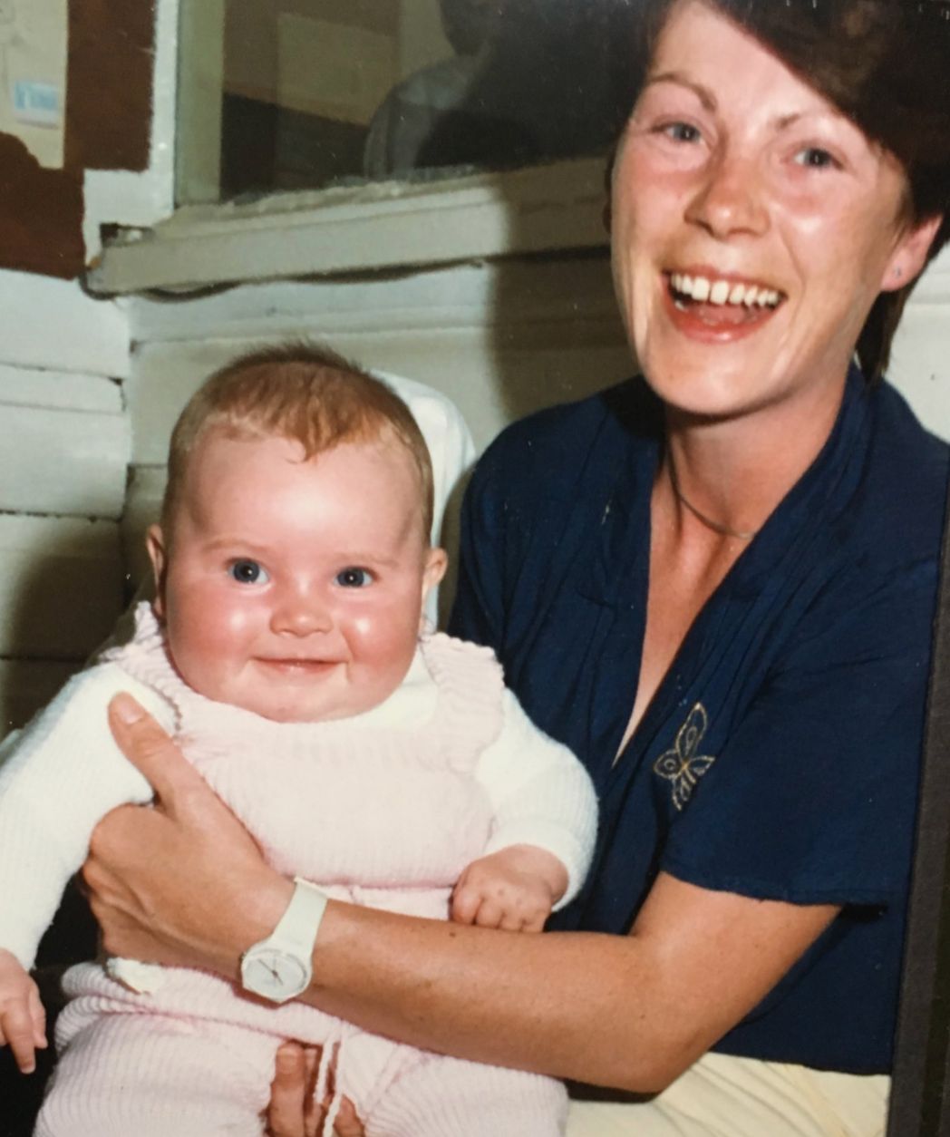 Siobhan Britton as a baby with her mum Toni
