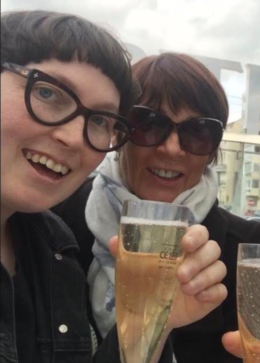 Siobhan Britton with her mum Toni