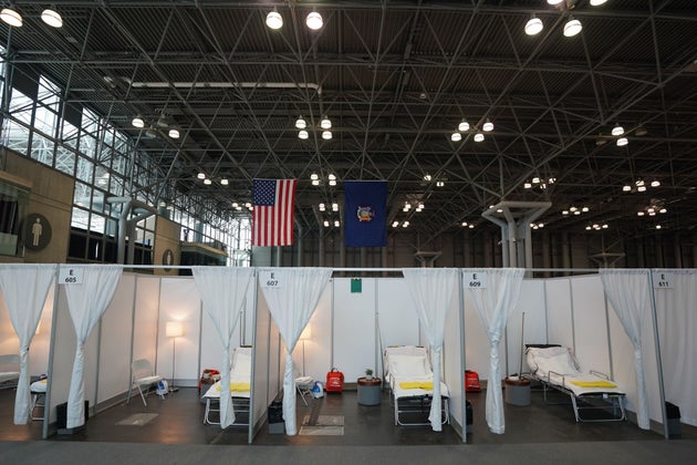 Officials in New York this week transformed the&nbsp;Jacob K. Javits Center in Manhattan into a temporary...