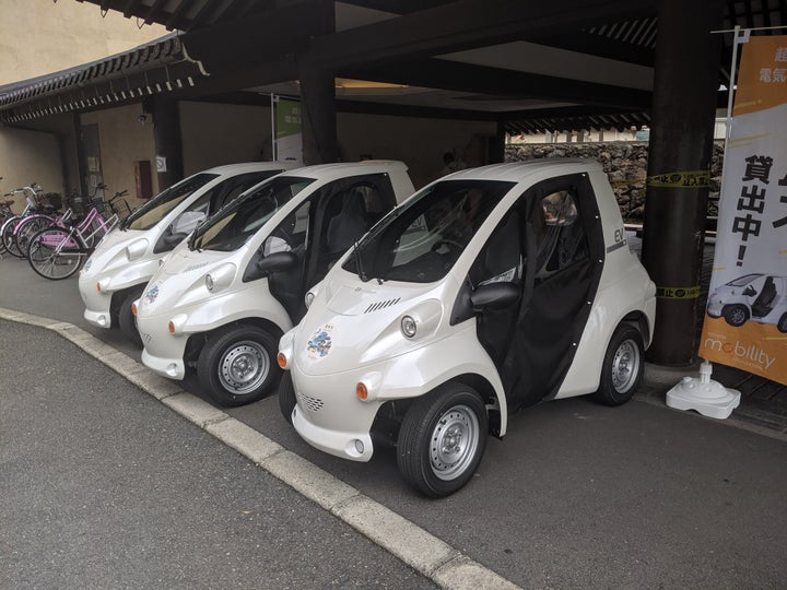 第ゼロ回のときに試験的に導入された、トヨタモビリティによる電気自動車の無料貸出