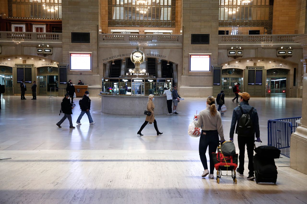 Ο φημισμένος Grand Central Terminal.Ελάχιστοι αυτοί που τον χρησιμοποιούν πλέον (Photo by John Lamparski/Getty Images)