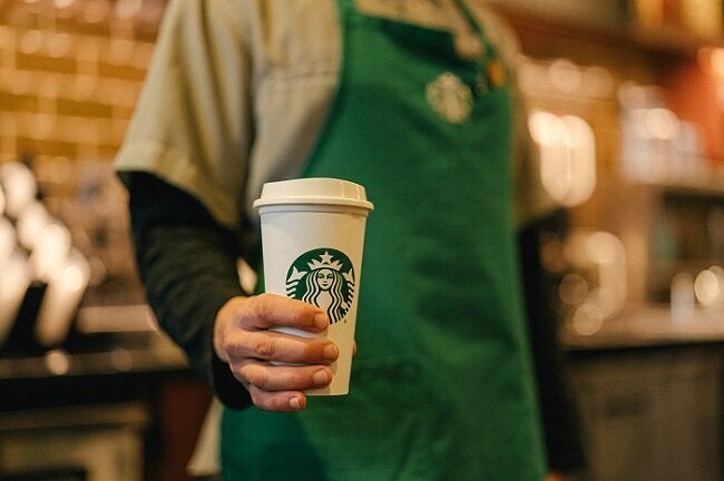 Starbucks Sustainability Commitment Reusable Cups