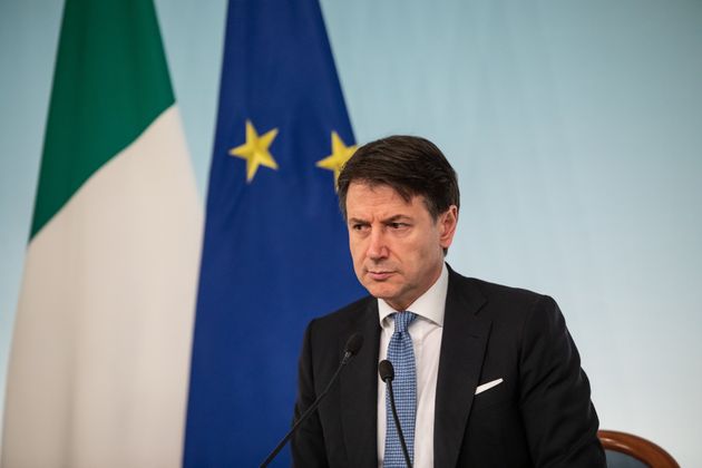 ROME, ITALY - 2020/03/05: Prime Minister Giuseppe Conte speaks during a press conference at Palazzo Chigi...