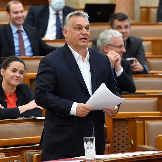 Le Premier ministre hongrois Viktor Orban au Parlement, à Budapest, le 30 mars