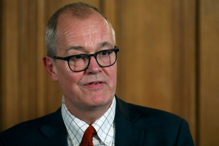 The government’s chief scientific adviser, Patrick Vallance.