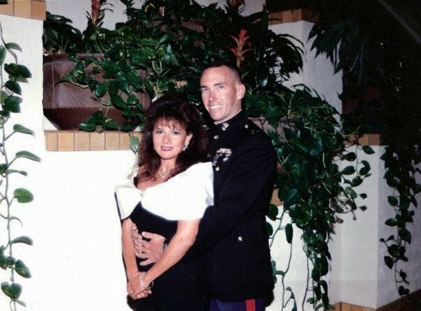 Vivianne Wersel with Lt. Col. Richard Wersel at a gala in Las Vegas in 1995.