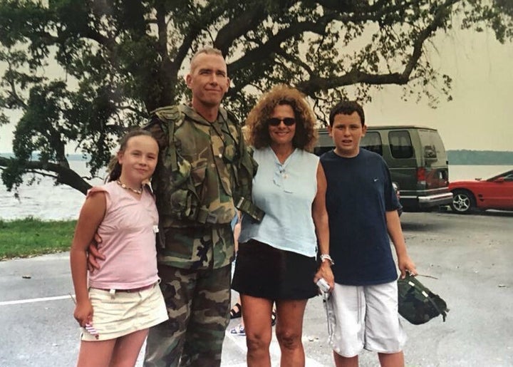 The Wersel family in July 2003 when Lt. Col. Richard Wersel returned from his first tour in Iraq where he served on Task Force Tarawa as part of Operation Iraqi Freedom.
