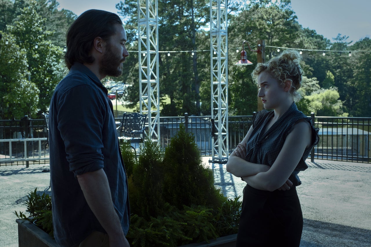 Tom Pelphrey and Julia Garner in "Ozark" Season 3. 