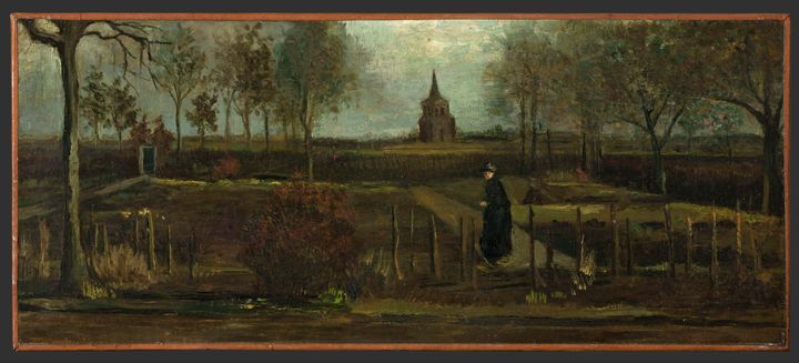 盗まれたゴッホの作品「春のヌエネンの牧師館の庭」。フローニンゲン美術館提供