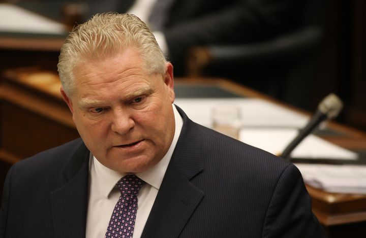 Premier Doug Ford is asking businesses to keep public washrooms open for truck drivers.