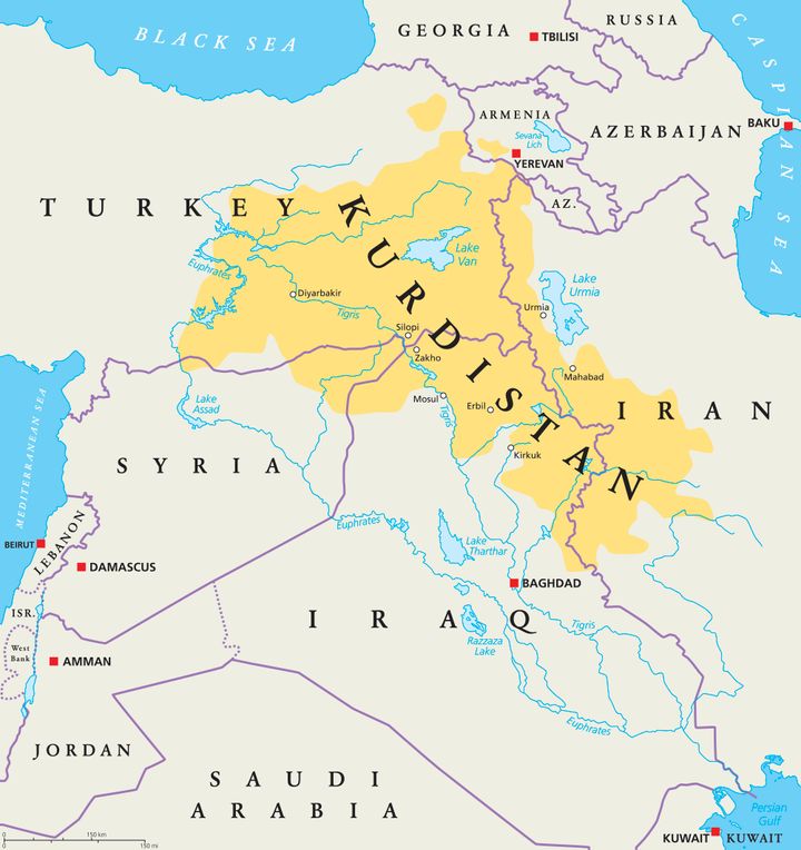クルド人の居住地域