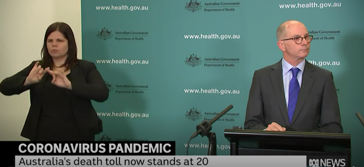 Australia's Deputy Chief Medical Officer Paul Kelly 