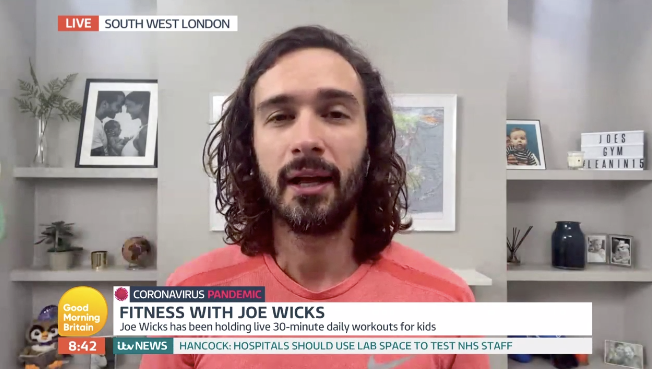 Joe Wicks on Good Morning Britain