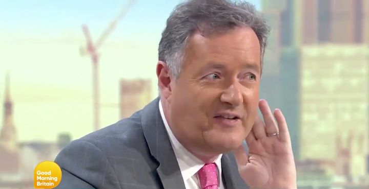 Piers Morgan will not be adding "make-up artist" to his CV any time soon