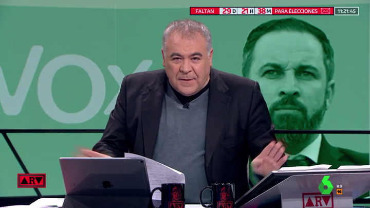 Antonio García Ferreras, presentador de laSexta.
