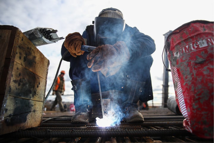 Construction workers are often exposed to fumes that can cause respiratory illness, which could make them more vulnerable to coronavirus.