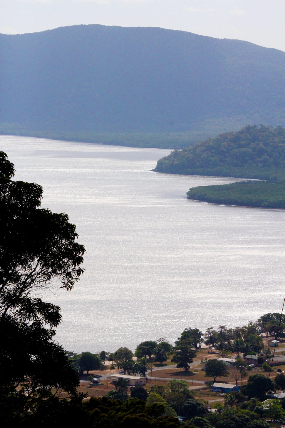 An aerial shot of Yarrabah, just 45 mins from Cairns. 