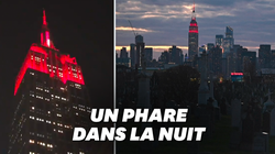 L’Empire State Building transformé en gyrophare géant en hommage aux