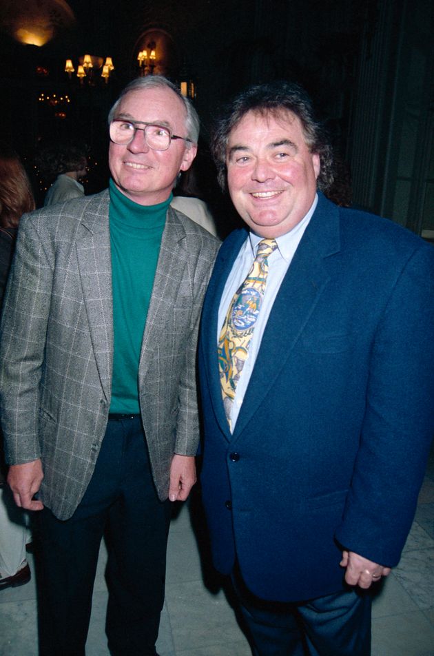 With comedy partner Syd Little in 1994