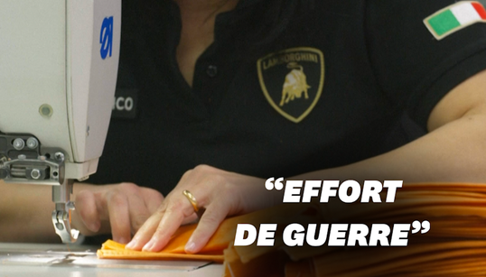 Contre le coronavirus, même Lamborghini se met à fabriquer des