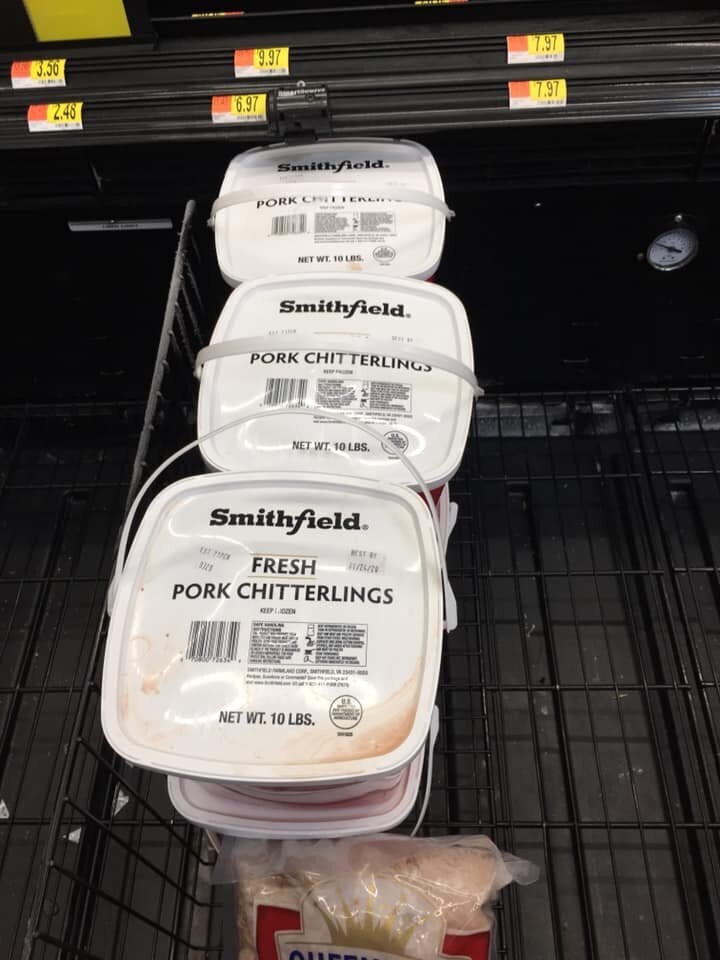 Smithfield Frozen Fresh Pork Chitterlings, 10 lb 