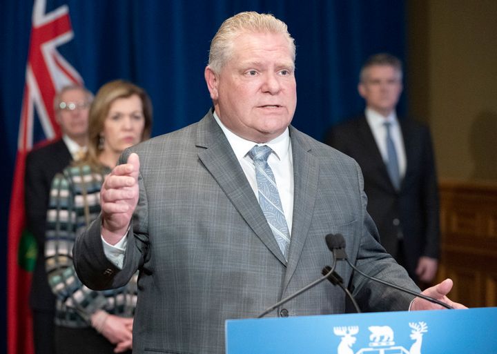 Ontario Premier Doug Ford said he is getting hundreds of calls and text messages every day.