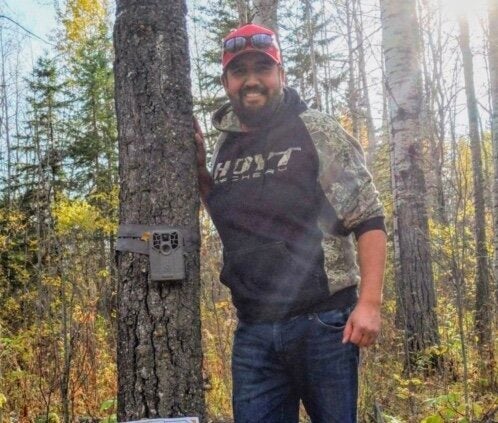 Kyle Lafreniere was hunting near Glendon, Alta. when he said he was threatened.