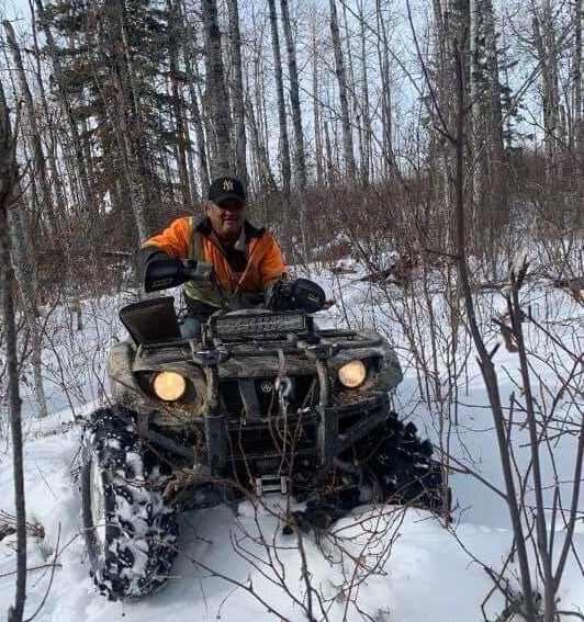 This photo of Morris Cardinal during a hunting trip was taken just hours before he was killed.