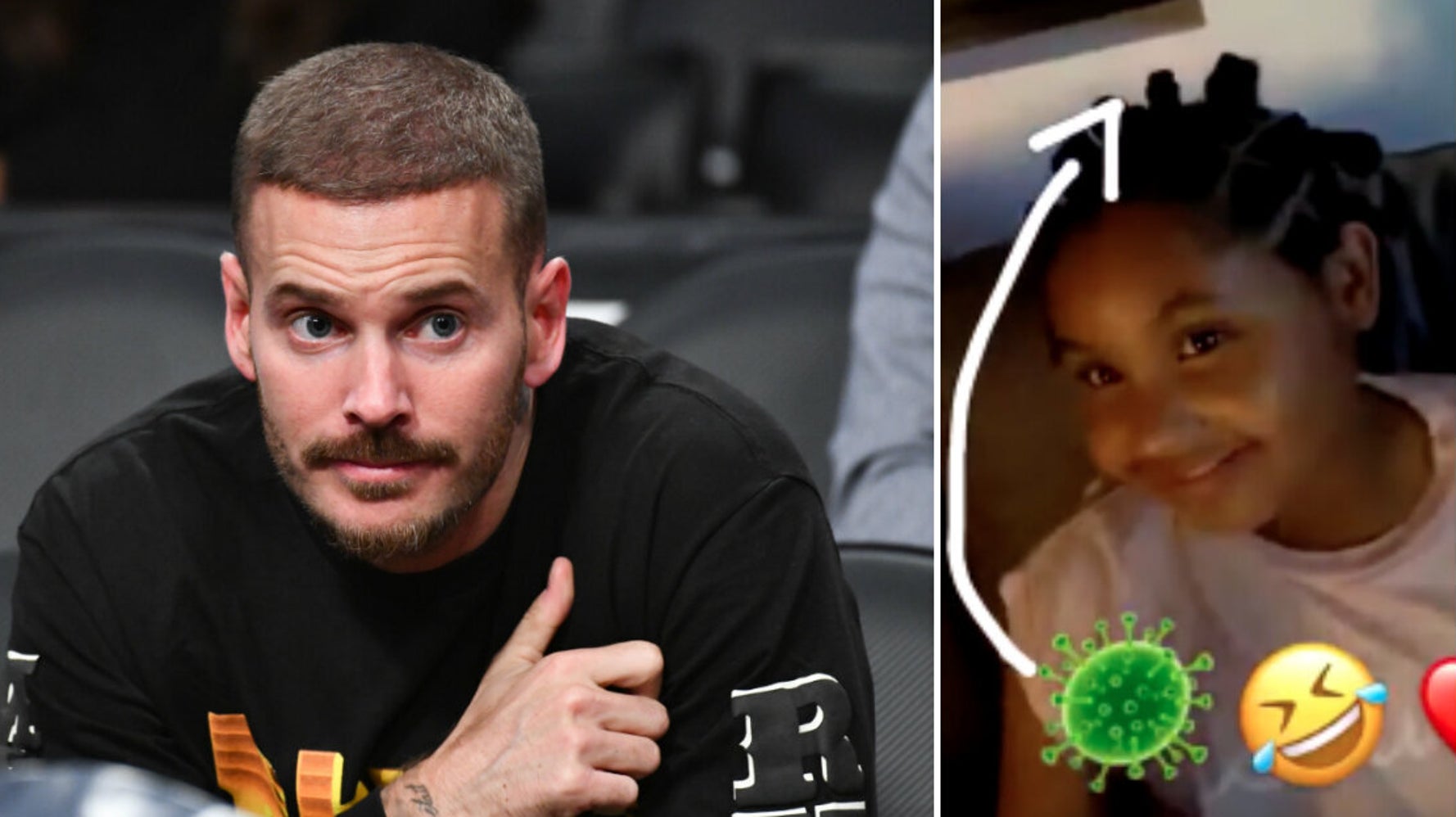 Matt Pokora Se Moque Des Cheveux De Sa Belle Fille Ca Ne Passe Pas Le Huffpost