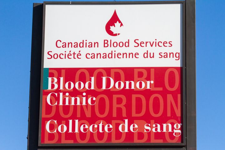 Canadian Blood Services in Kingston, Ont., on March 29, 2016.