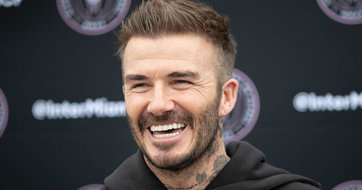 David Beckham shows off 'bald patch' as he heads out in New York