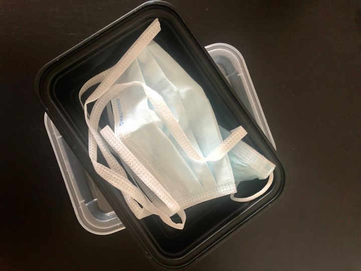 Healthcare workers at hospitals all over the country are told to reuse their PPE, even though the masks were designed for one-time use. Desperate to preserve their supplies, doctors and nurses have started keeping their masks in Tupperware.