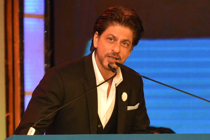 KOLKATA, INDIA - NOVEMBER 8: Bollywood Actor Shahrukh Khan during the opening ceremony of the 25th Kolkata International film festival at Netaji Indoor stadium, on November 8, 2019 in Kolkata, India. 